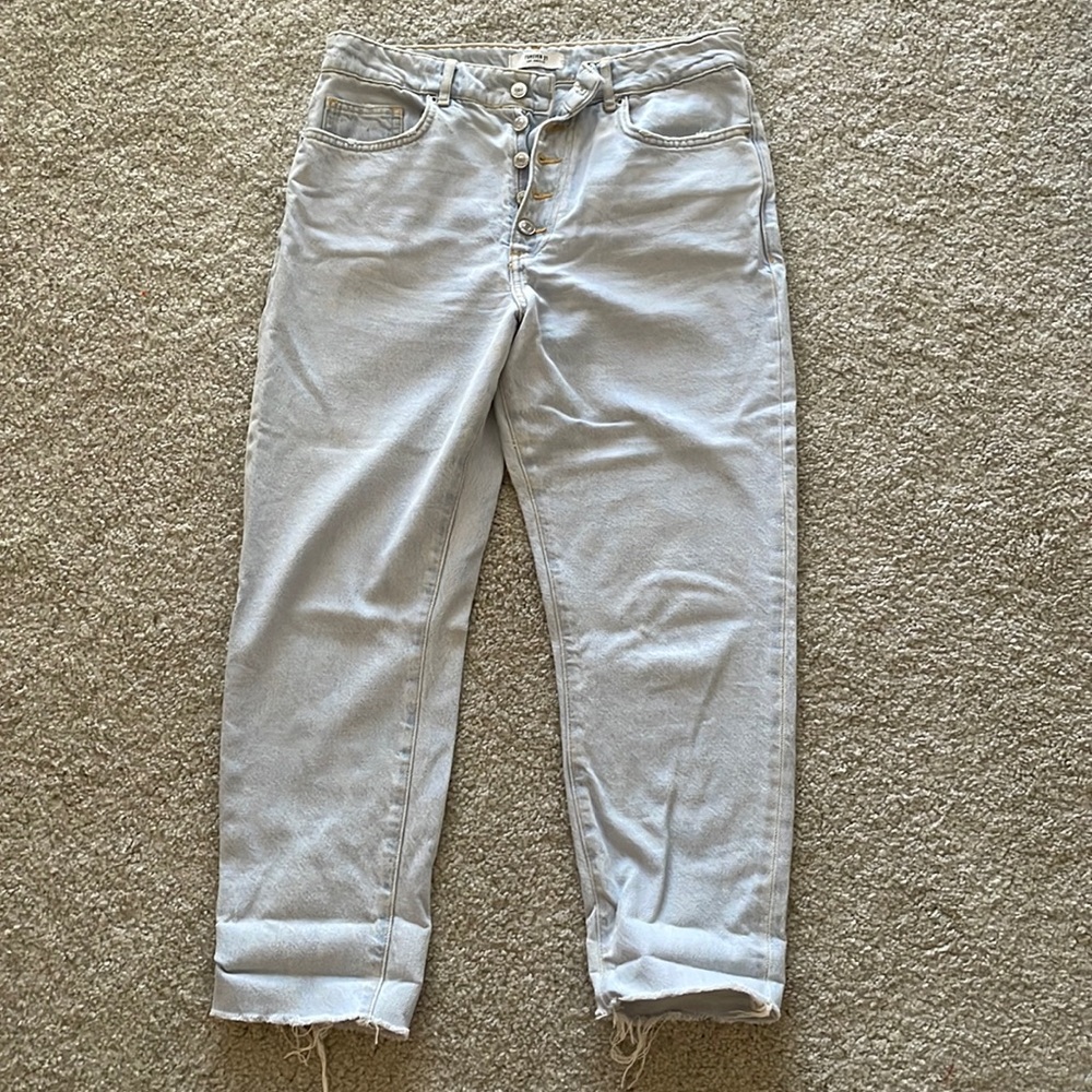 Forever 21 crop mom jeans